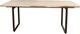 Moe's Home Collection Wilks Beige Dining Table with Black Iron Legs-1
