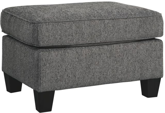 Benchcraft® Agleno Charcoal Ottoman-0