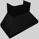 Vent-A-Hood® 48" Black Wall Mounted Range Hood-1