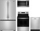 Whirlpool® 4 Piece Stainless Steel Electric Kitchen Package-0