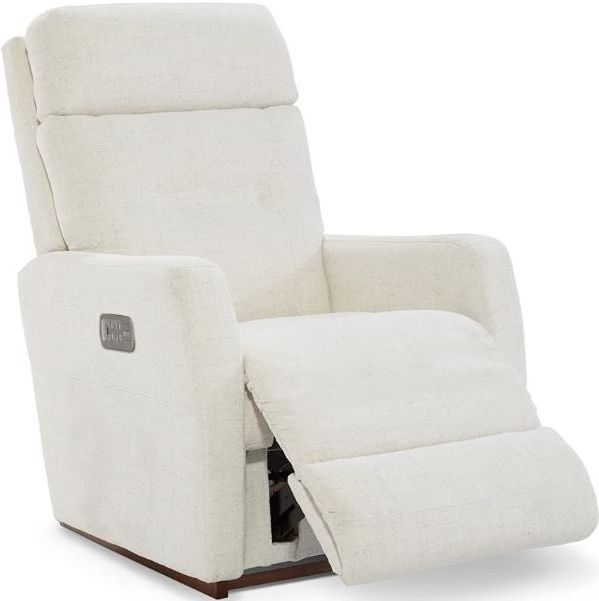 La-Z-Boy® Lennon Cream Power Rocking Recliner with Headrest and Lumbar-2