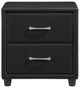 Homelegance® Lorenzi Black Nightstand-2