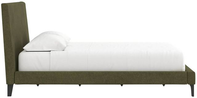 Signature Design by Ashley® Chirason Sage Green Upholstered California King Panel Bed-2