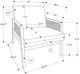 Monarch Specialties Inc. Brown Walnut/Gold 30" Uphoslstered Accent Chair-2