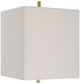 Uttermost® Escort Brushed Brass/White Buffet Lamp-3