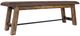 Jofran Inc. Cannon Valley Brown Bench-0