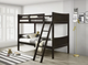 Elements International Sami Espresso Twin/Twin Youth Bunk Bed-4