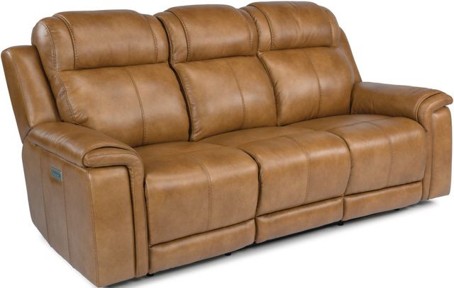 Flexsteel® Kingsley Power Reclining Sofa with Power Headrests and Lumbar-0