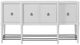 Bernards Citrus Heights White Breakfront Sideboard-1