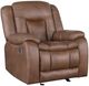 New Classic® Home Furnishings Morello Brown Power Glider Recliner-0