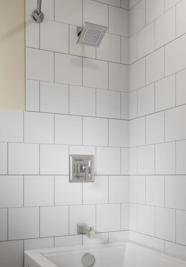 American Standard Town Square S Polished Chrome 6.25" Fixed Showerhead-2