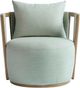 TOV Furniture Paolo Mint Green Swivel Accent Chair-3