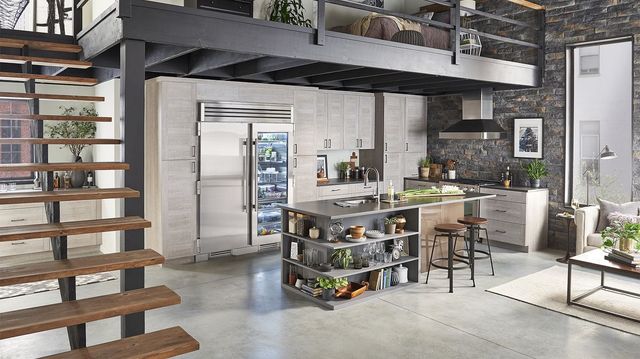 True® 24" 15.0 Cu. Ft. Stainless Steel Built-In Column Refrigerator-3
