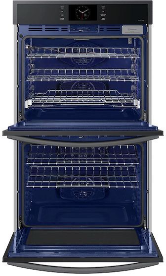 Samsung 30" Matte Black Double Electric Wall Oven-3