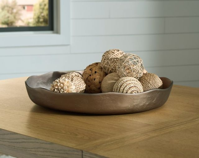 Signature Design by Ashley® Wallmen Champagne Gold Tray-3
