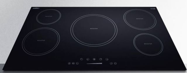 Summit® 36" Black Induction Cooktop-3