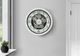 Monarch Specialties Inc. Antique White 20" Round Wall Clock with Standard Numbers on White Gear Mech-2