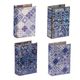 A & B Home 4-Piece Blue/White Book Box Set-0