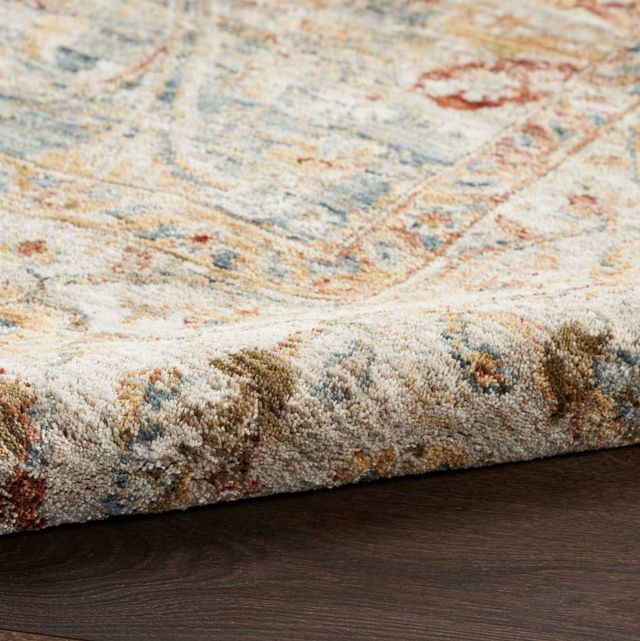 Nourison Home™ Sahar Blue 5'x7' Style 2 Area Rug -3