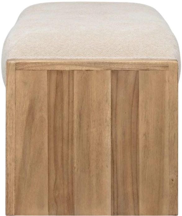 Modus Furniture Brentwood Brioche Upholstered Bench-3