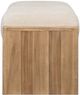 Modus Furniture Brentwood Brioche Upholstered Bench-3
