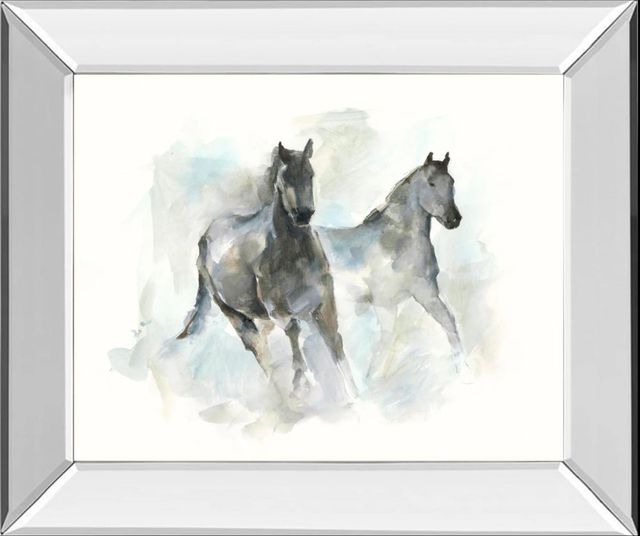 Classy Art Run Free I by Ethan Harper Mirror Framed Wall Art-0