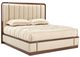 Michael Amini® Mason Park Umber King Platform Panel Bed with Lift Mechanism and Slats-0