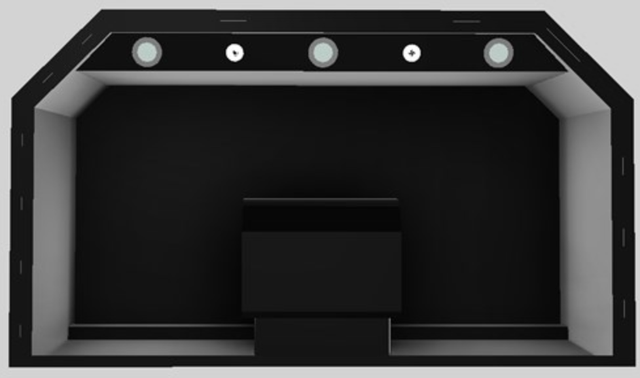 Vent-A-Hood® Designer Series 42" Black Wall Mounted Range Hood-3