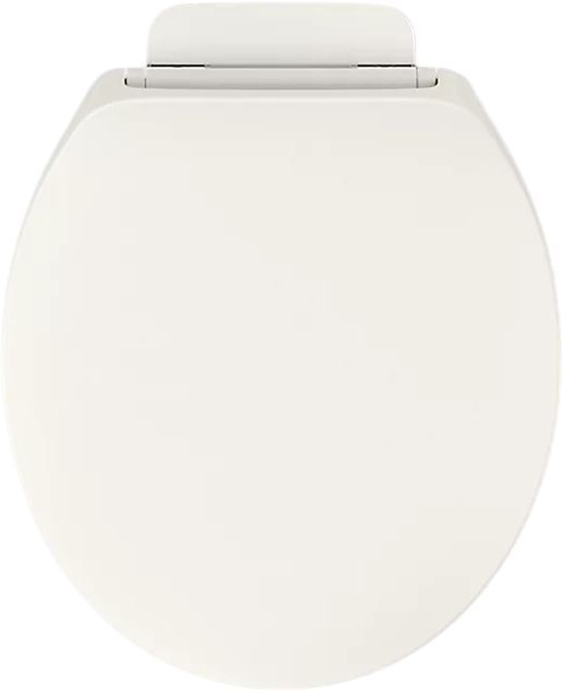 KOHLER® Drift™ Biscuit Readylatch® Quiet-Close™ Round-Front Toilet Seat-2