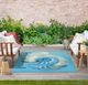 Nourison Home™ Color Splash Blue/Ivory 5'x7'  Area Rug-4