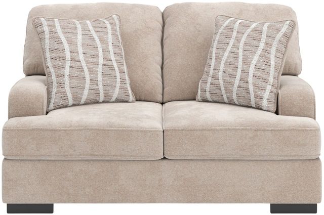 Benchcraft® High Profile Taupe Loveseat-1