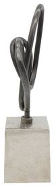A & B Home Black Abstract Loop Decorative Statue-4