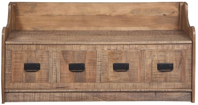 Signature Design by Ashley® Garrettville Brown Storage Bench-1