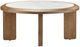 Crestview Collection Palatino White Cocktail Table with Brown Base-1