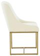 TOV Furniture Lisa by Inspire Me! Home Decor Cream/Gold Dining Chair-4