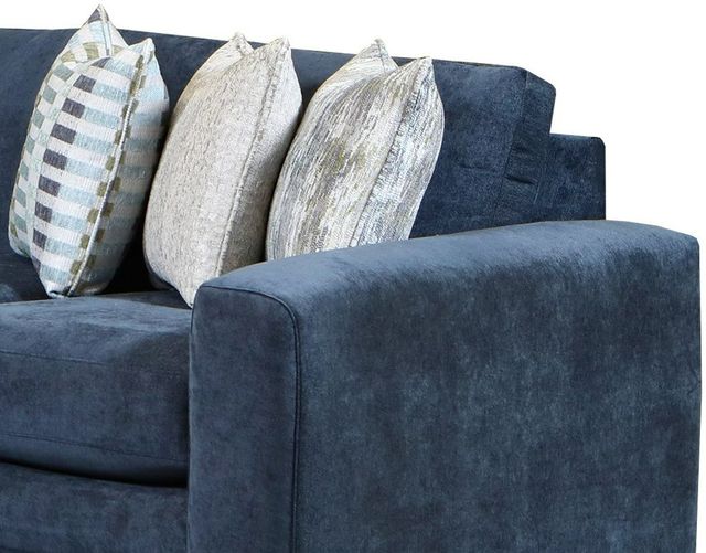 Fusion Furniture Elise Ink 3-Piece Blue Sectional-1
