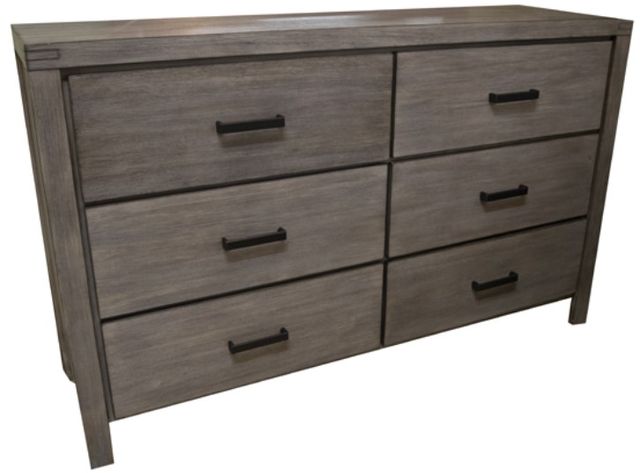 American Wholesale Furniture Copeland 5-Piece Gray Bedroom Set-2