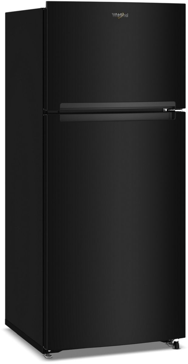 Whirlpool® 33" 16.35 Cu. Ft. Black Top Freezer Refrigerator with Total Coverage Cooling-2
