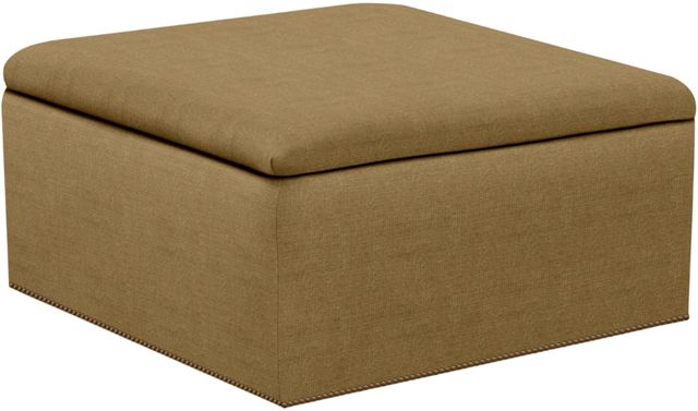 Creek Side Customs Customizable Hendrix Storage Ottoman with Nailhead Trim Trim-3