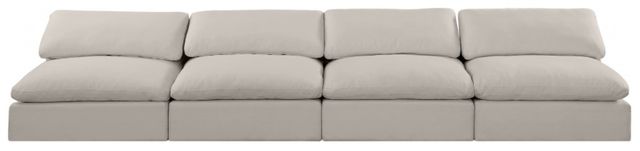 Meridian Furniture Comfy 4-Piece Beige Sofa-1