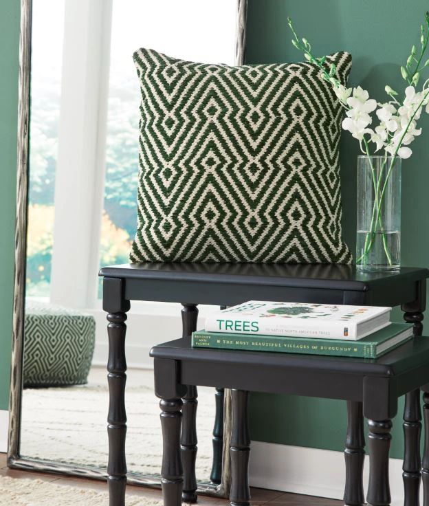 Signature Design by Ashley® Digover 4-Piece Green/Ivory Throw Pillow Set-3