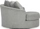 Signature Design by Ashley® Casselbury Cement Oversized Swivel Accent Chair-3
