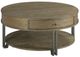 England Furniture Saddletree Brown Round Cocktail Table-0