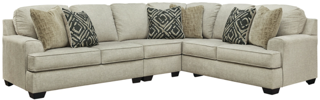 Benchcraft® Wellhaven 3-Piece Linen Right-Arm Facing Sectional-0