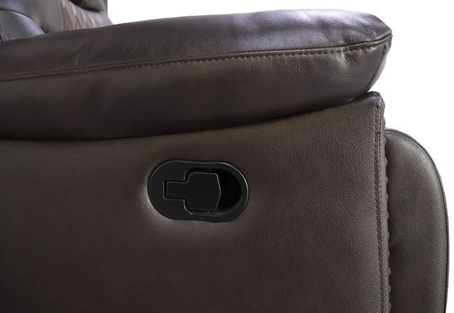 New Classic® Home Furnishings Nikko Brown Manual Glider Recliner-3