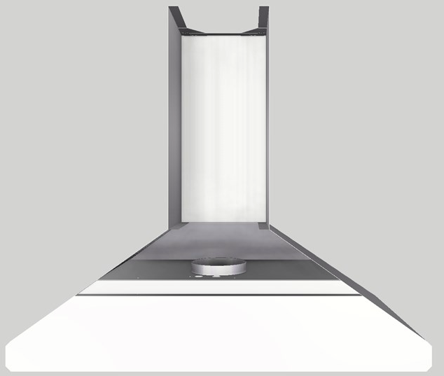 Vent-A-Hood® 48" White Wall Hood-1