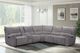 New Classic® Home Furnishings Remsen 3-Piece Latte Curved Manual Reclining Sectional-1