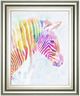 Classy Living Victoria Borges Fluorescent Zebra II 22" Wall Art-0