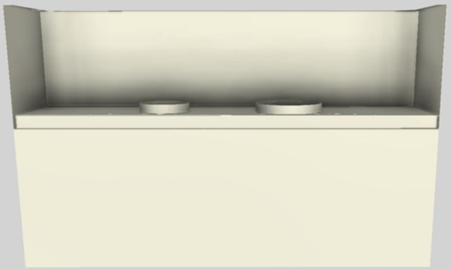 Vent-A-Hood® 48" Biscuit Wall Mounted Range Hood-2