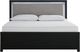 Signature Design by Ashley® Maeling Black King Upholstered Panel Bed-3
